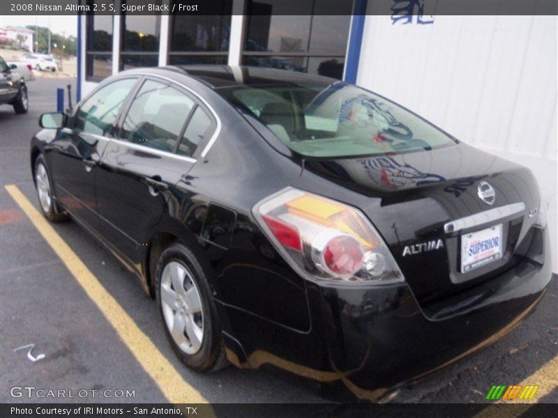 Super Black / Frost 2008 Nissan Altima 2.5 S