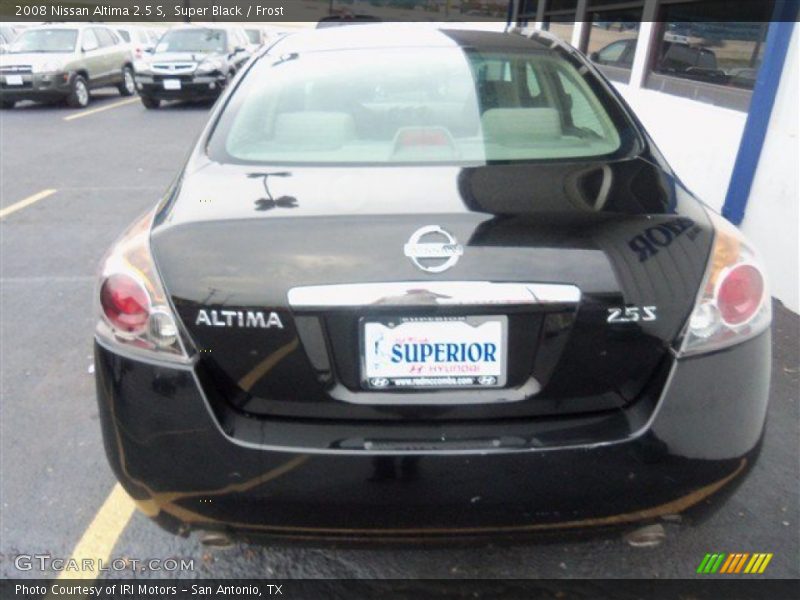 Super Black / Frost 2008 Nissan Altima 2.5 S
