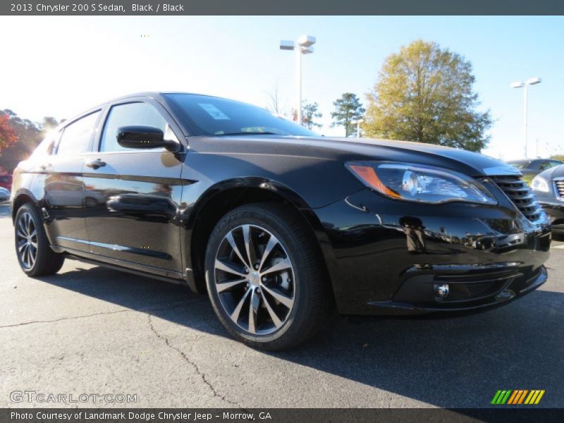 Black / Black 2013 Chrysler 200 S Sedan