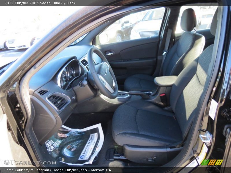 Black / Black 2013 Chrysler 200 S Sedan