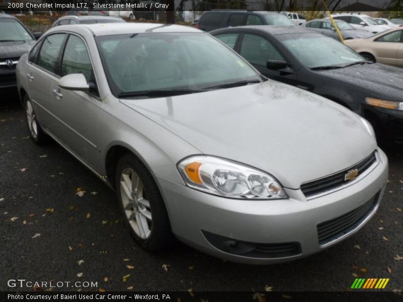 Silverstone Metallic / Gray 2008 Chevrolet Impala LTZ