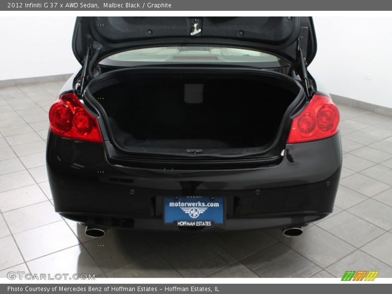 Malbec Black / Graphite 2012 Infiniti G 37 x AWD Sedan