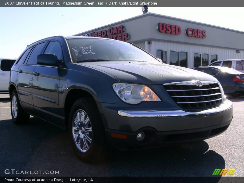 Magnesium Green Pearl / Dark Khaki/Light Graystone 2007 Chrysler Pacifica Touring