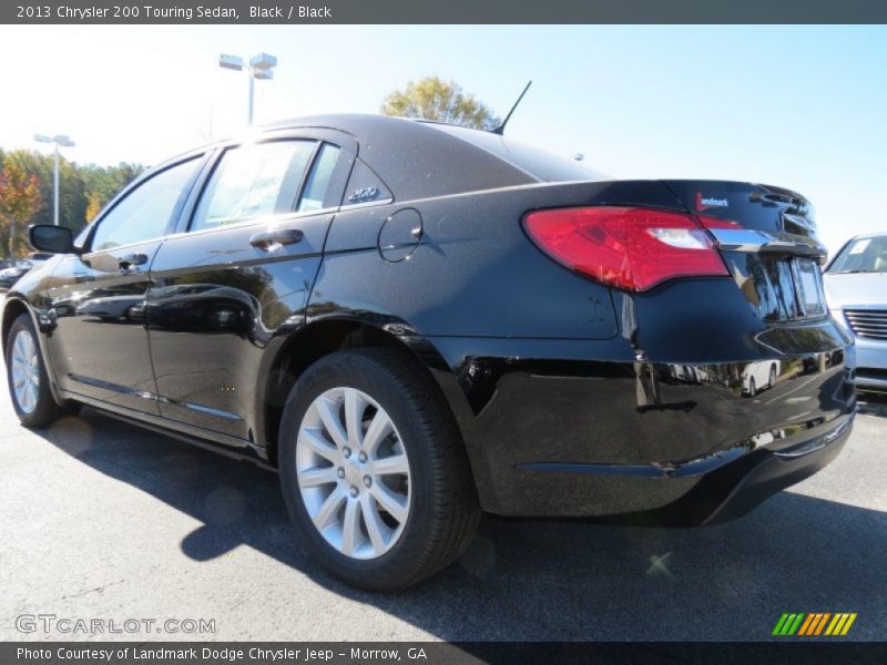 Black / Black 2013 Chrysler 200 Touring Sedan