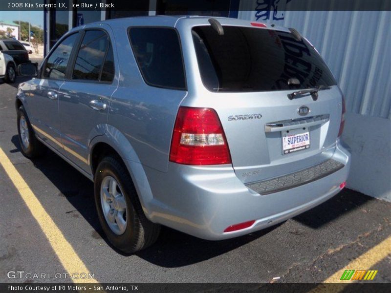 Ice Blue / Black 2008 Kia Sorento LX