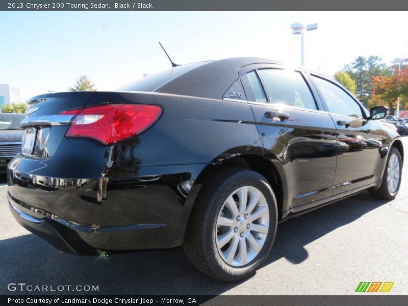 Black / Black 2013 Chrysler 200 Touring Sedan