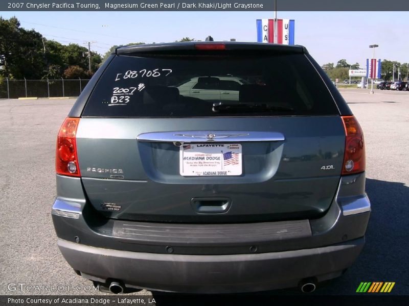 Magnesium Green Pearl / Dark Khaki/Light Graystone 2007 Chrysler Pacifica Touring
