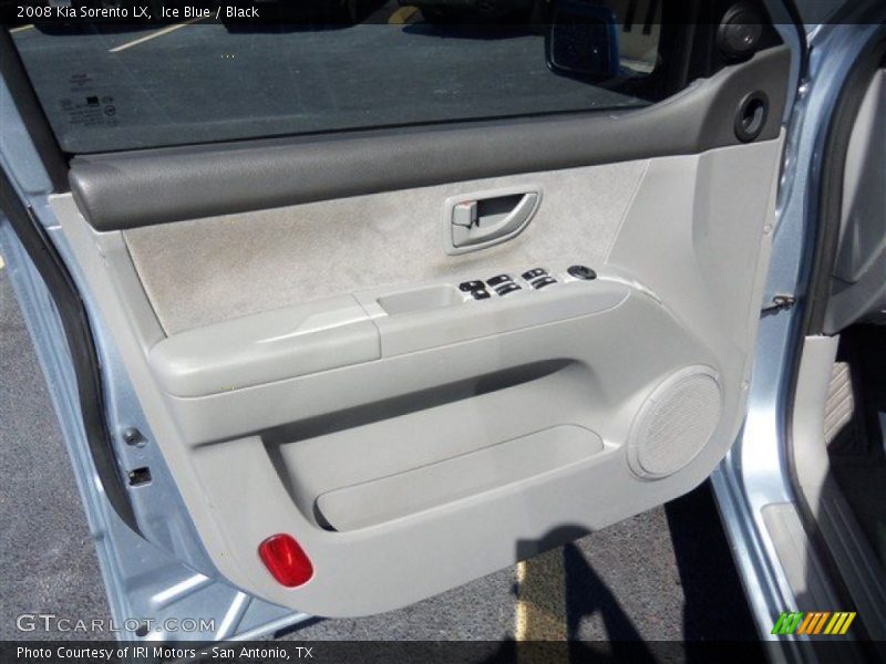 Ice Blue / Black 2008 Kia Sorento LX