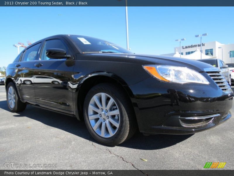 Black / Black 2013 Chrysler 200 Touring Sedan