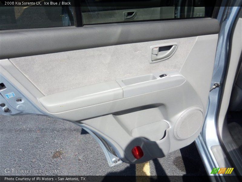 Ice Blue / Black 2008 Kia Sorento LX