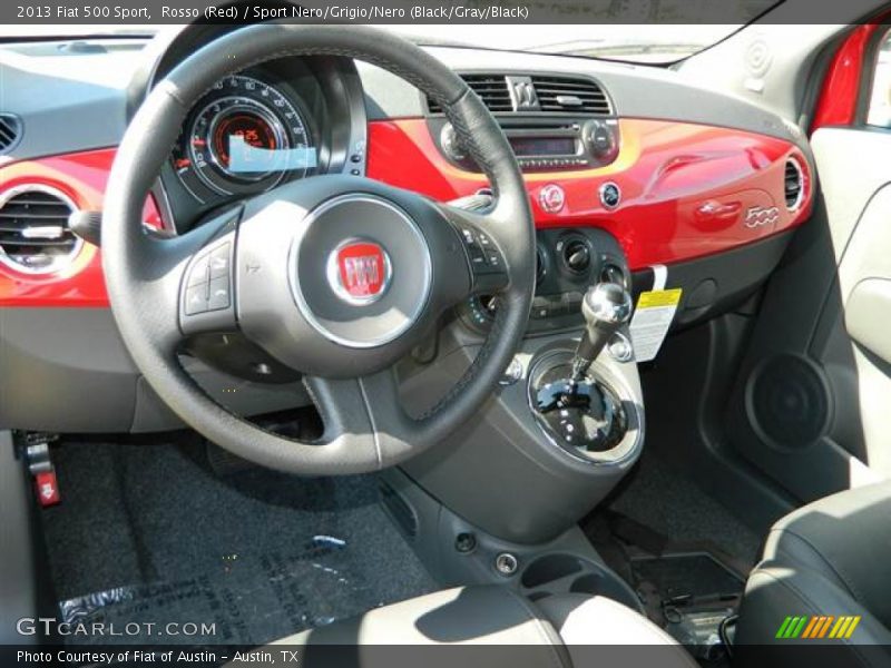 Sport Nero/Grigio/Nero (Black/Gray/Black) Interior - 2013 500 Sport 