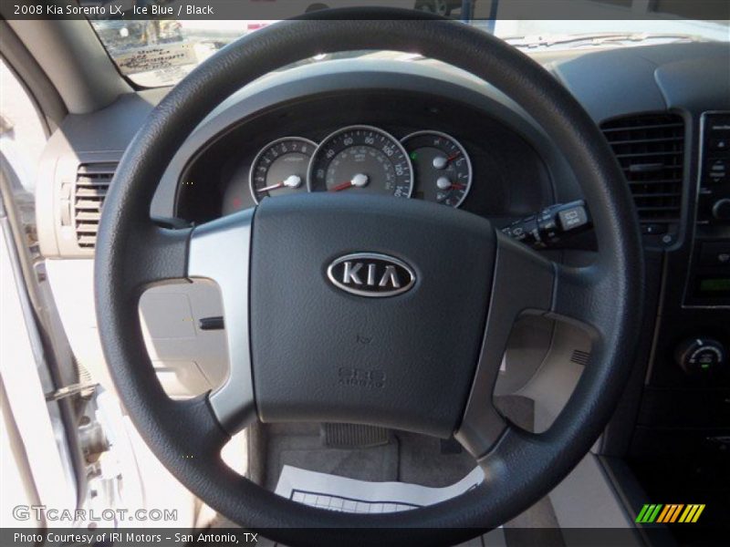 Ice Blue / Black 2008 Kia Sorento LX