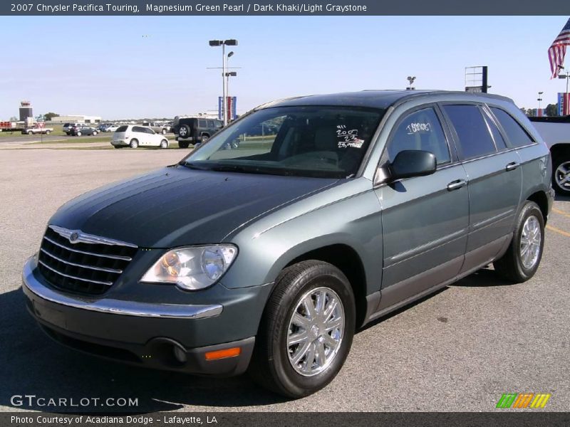 Magnesium Green Pearl / Dark Khaki/Light Graystone 2007 Chrysler Pacifica Touring