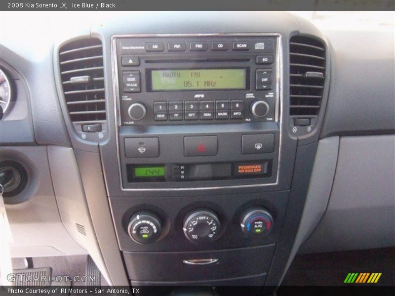 Ice Blue / Black 2008 Kia Sorento LX