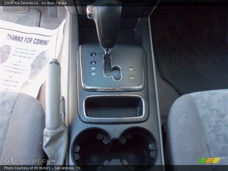 Ice Blue / Black 2008 Kia Sorento LX