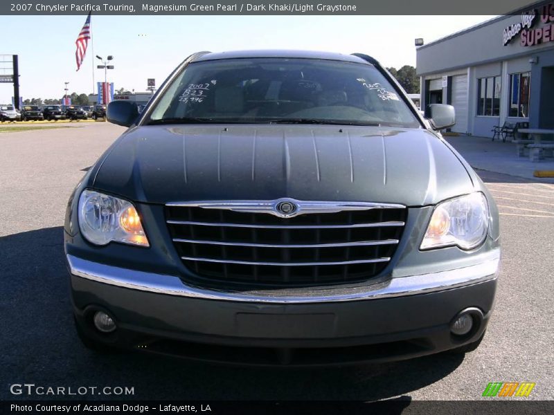 Magnesium Green Pearl / Dark Khaki/Light Graystone 2007 Chrysler Pacifica Touring