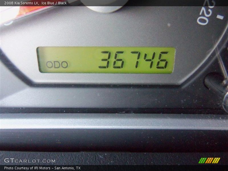 Ice Blue / Black 2008 Kia Sorento LX