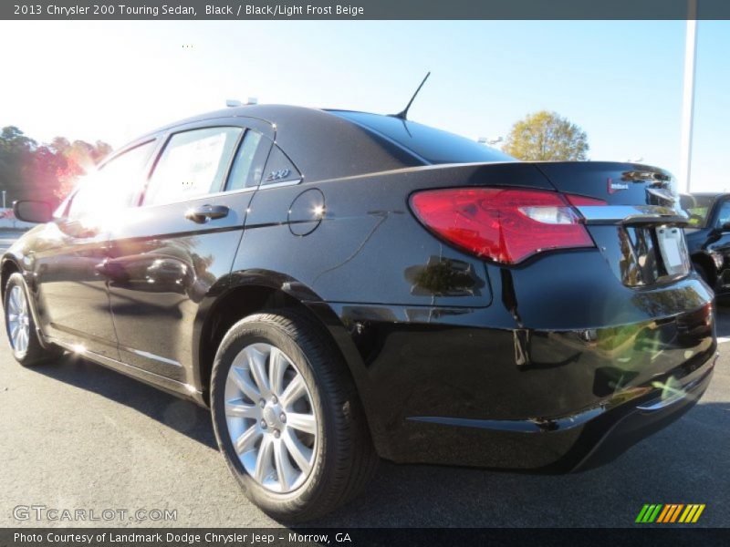 Black / Black/Light Frost Beige 2013 Chrysler 200 Touring Sedan
