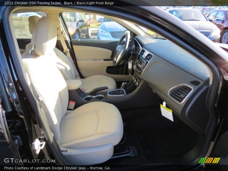 Black / Black/Light Frost Beige 2013 Chrysler 200 Touring Sedan