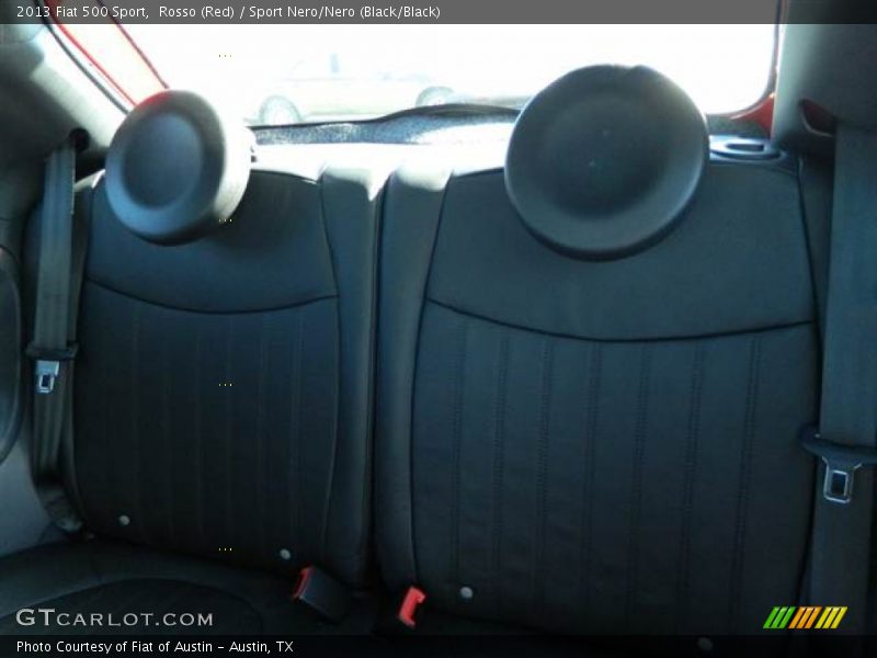 Rosso (Red) / Sport Nero/Nero (Black/Black) 2013 Fiat 500 Sport