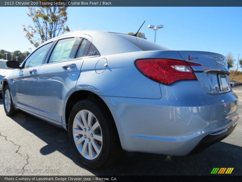 Crystal Blue Pearl / Black 2013 Chrysler 200 Touring Sedan