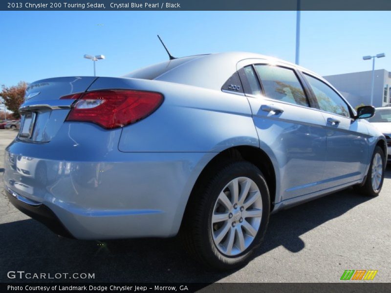 Crystal Blue Pearl / Black 2013 Chrysler 200 Touring Sedan