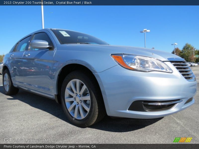 Crystal Blue Pearl / Black 2013 Chrysler 200 Touring Sedan