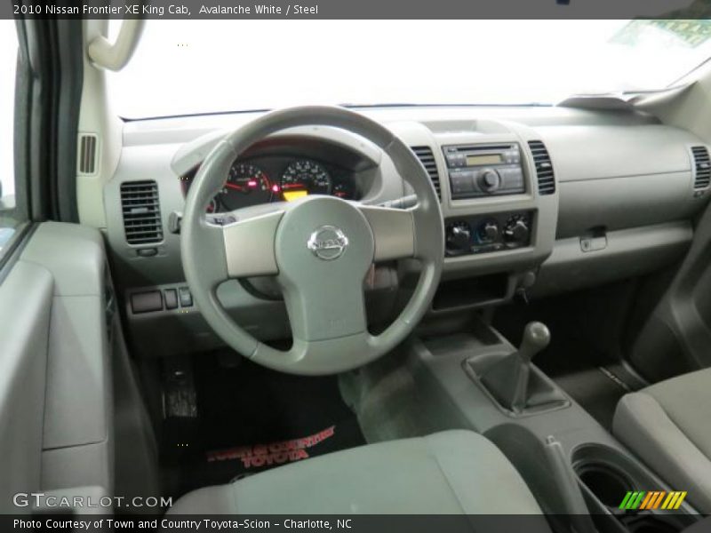 Avalanche White / Steel 2010 Nissan Frontier XE King Cab