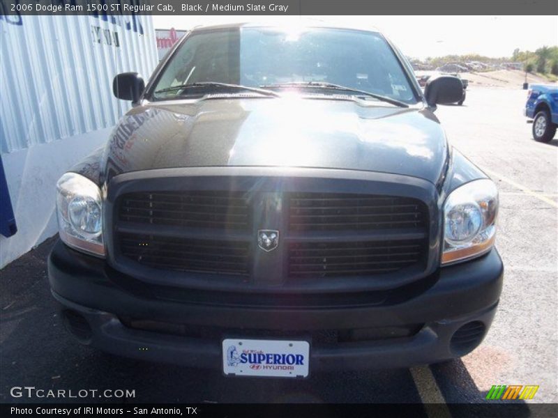 Black / Medium Slate Gray 2006 Dodge Ram 1500 ST Regular Cab