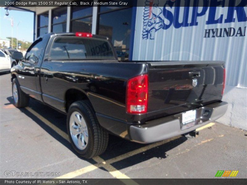 Black / Medium Slate Gray 2006 Dodge Ram 1500 ST Regular Cab
