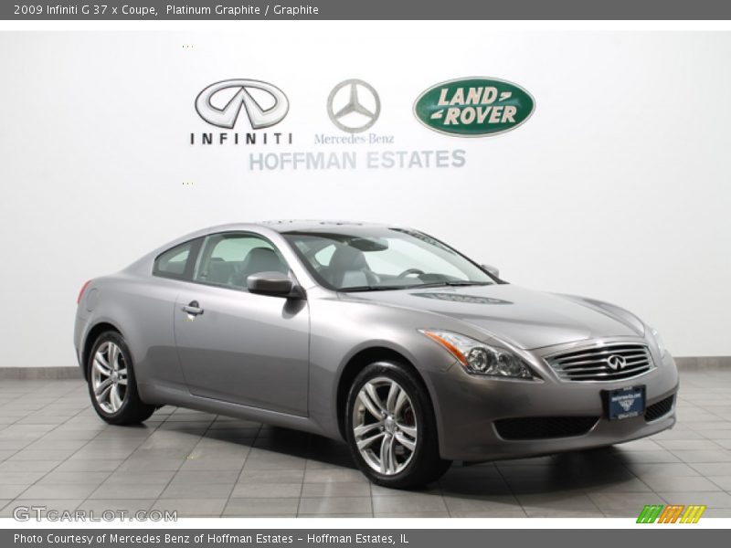 Platinum Graphite / Graphite 2009 Infiniti G 37 x Coupe