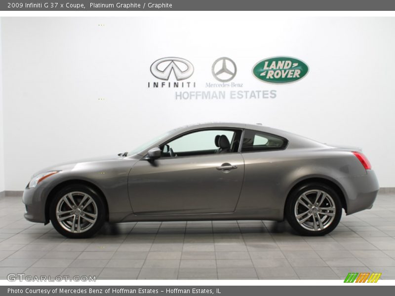 Platinum Graphite / Graphite 2009 Infiniti G 37 x Coupe