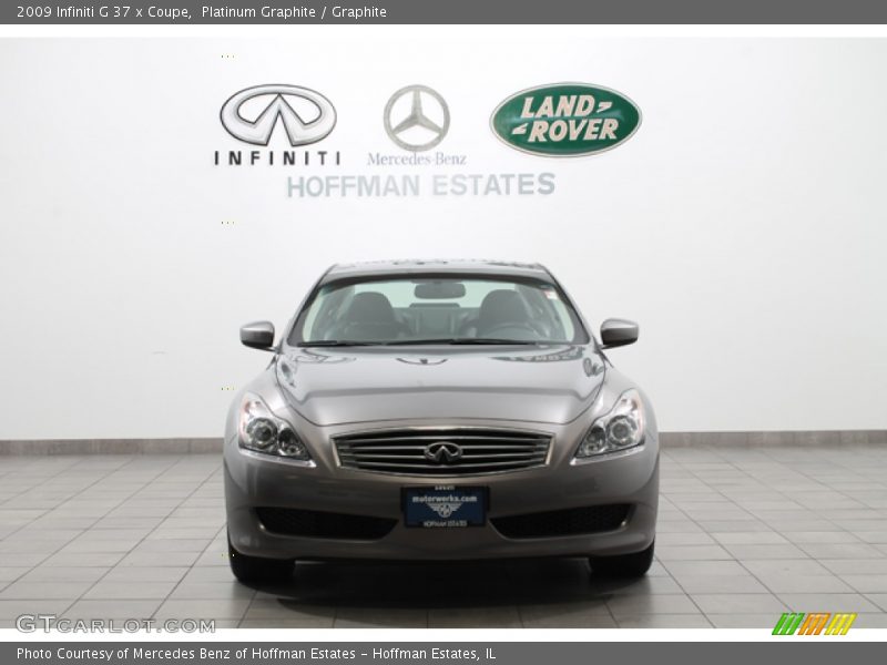 Platinum Graphite / Graphite 2009 Infiniti G 37 x Coupe