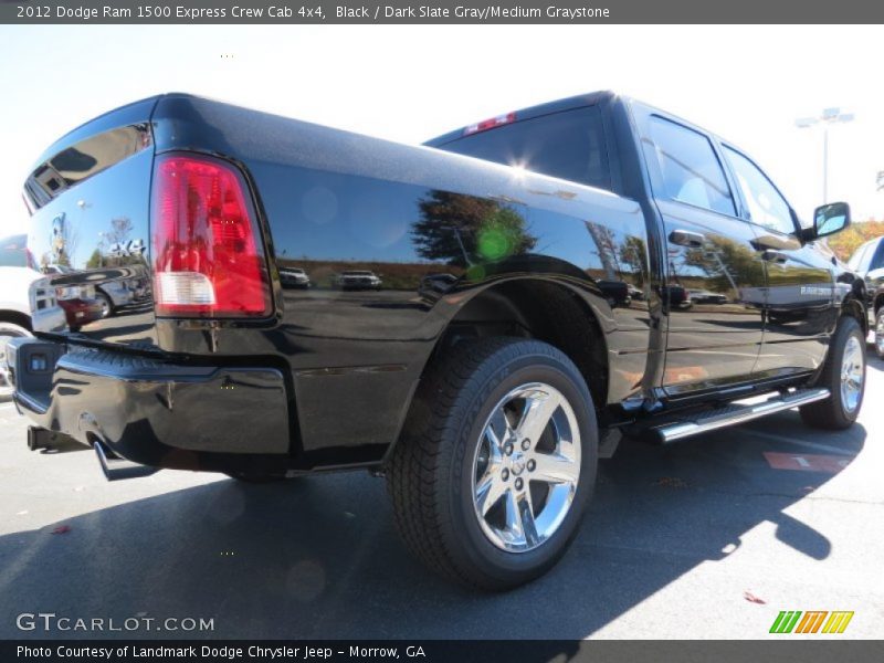 Black / Dark Slate Gray/Medium Graystone 2012 Dodge Ram 1500 Express Crew Cab 4x4