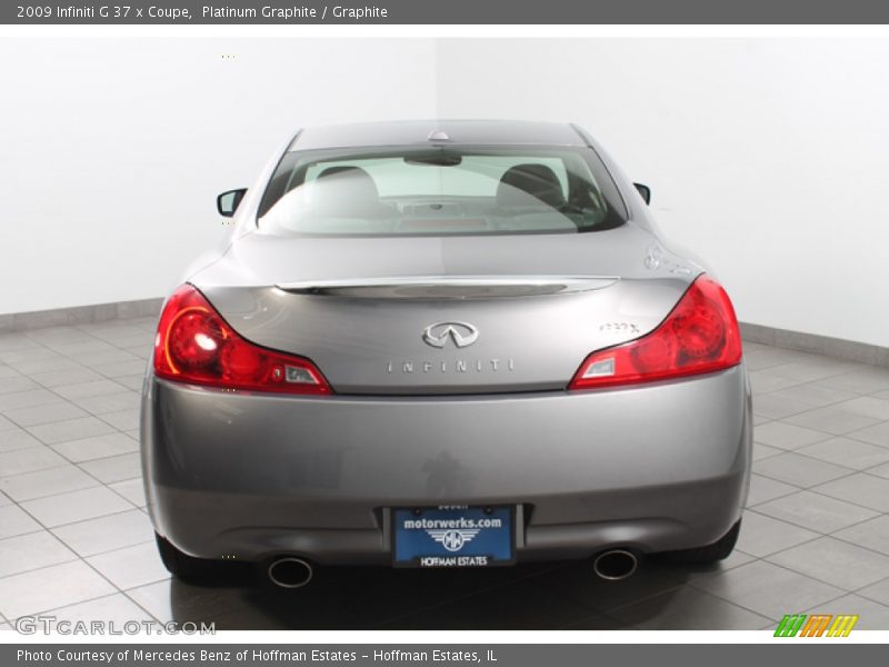 Platinum Graphite / Graphite 2009 Infiniti G 37 x Coupe