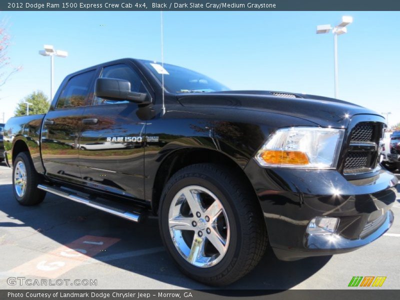 Black / Dark Slate Gray/Medium Graystone 2012 Dodge Ram 1500 Express Crew Cab 4x4
