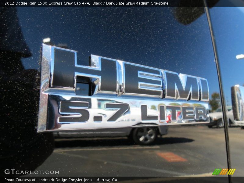 Black / Dark Slate Gray/Medium Graystone 2012 Dodge Ram 1500 Express Crew Cab 4x4