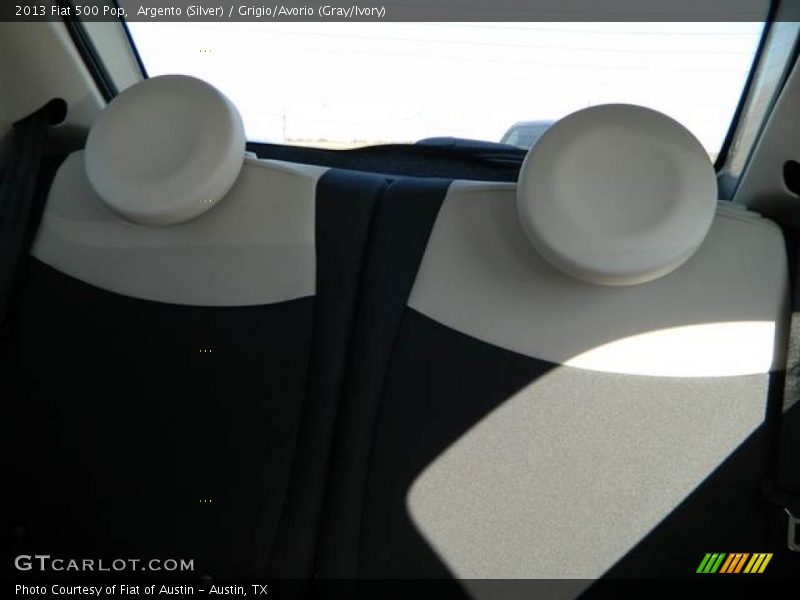 Argento (Silver) / Grigio/Avorio (Gray/Ivory) 2013 Fiat 500 Pop
