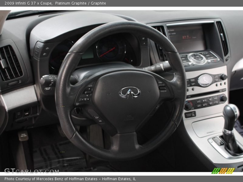 Platinum Graphite / Graphite 2009 Infiniti G 37 x Coupe