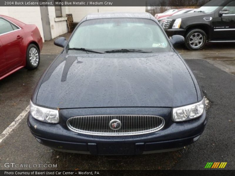 Ming Blue Metallic / Medium Gray 2004 Buick LeSabre Limited