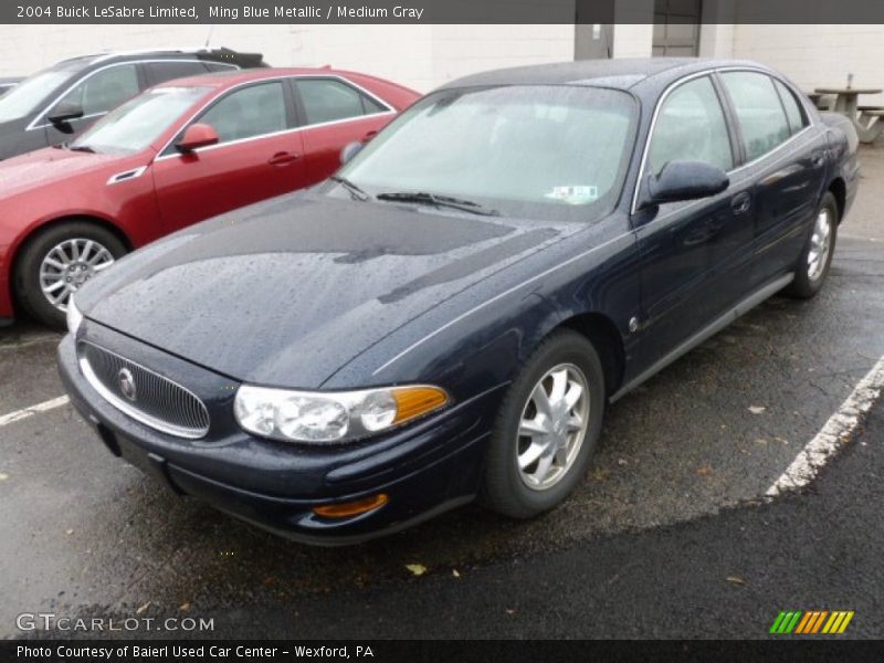 Ming Blue Metallic / Medium Gray 2004 Buick LeSabre Limited