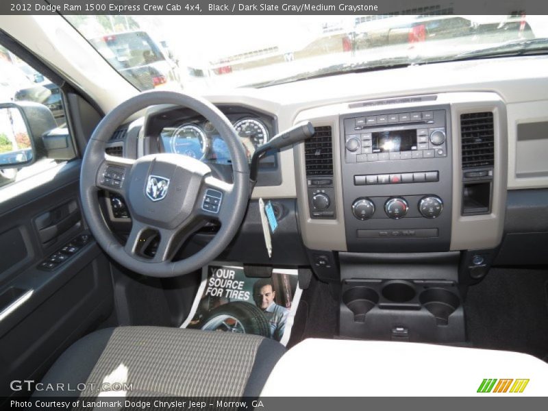 Black / Dark Slate Gray/Medium Graystone 2012 Dodge Ram 1500 Express Crew Cab 4x4