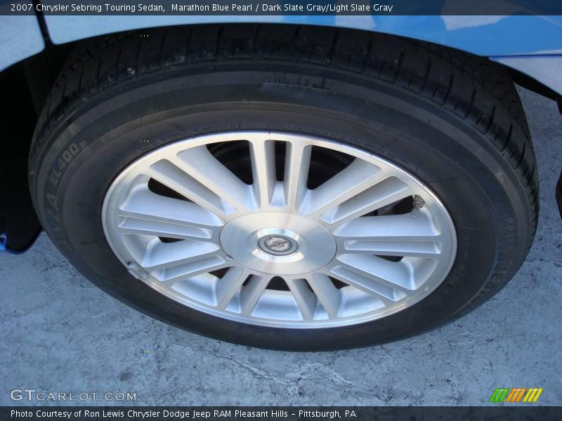 Marathon Blue Pearl / Dark Slate Gray/Light Slate Gray 2007 Chrysler Sebring Touring Sedan