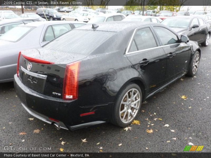 Black Raven / Ebony 2009 Cadillac CTS -V Sedan
