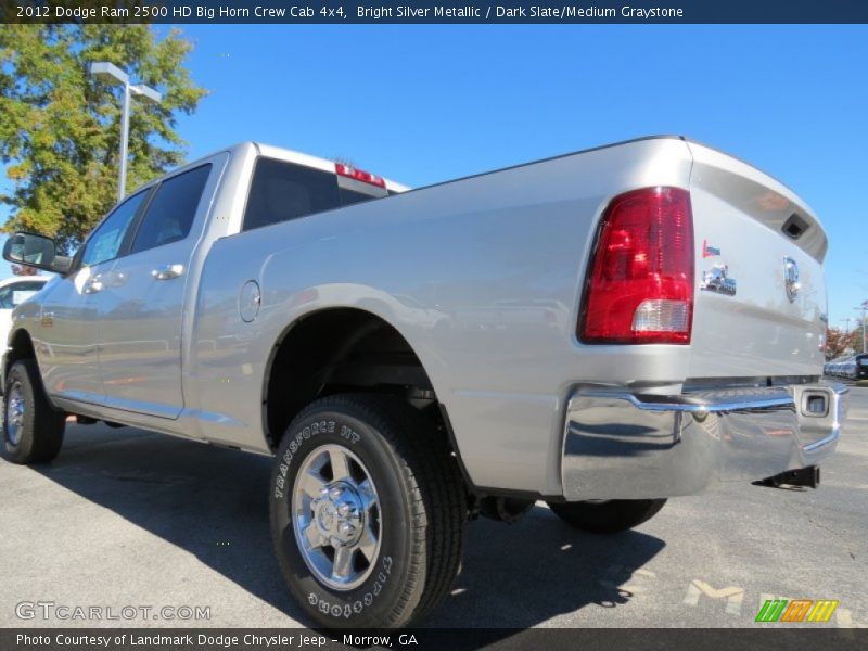 Bright Silver Metallic / Dark Slate/Medium Graystone 2012 Dodge Ram 2500 HD Big Horn Crew Cab 4x4