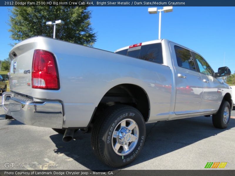 Bright Silver Metallic / Dark Slate/Medium Graystone 2012 Dodge Ram 2500 HD Big Horn Crew Cab 4x4