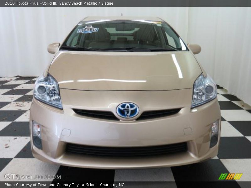 Sandy Beach Metallic / Bisque 2010 Toyota Prius Hybrid III