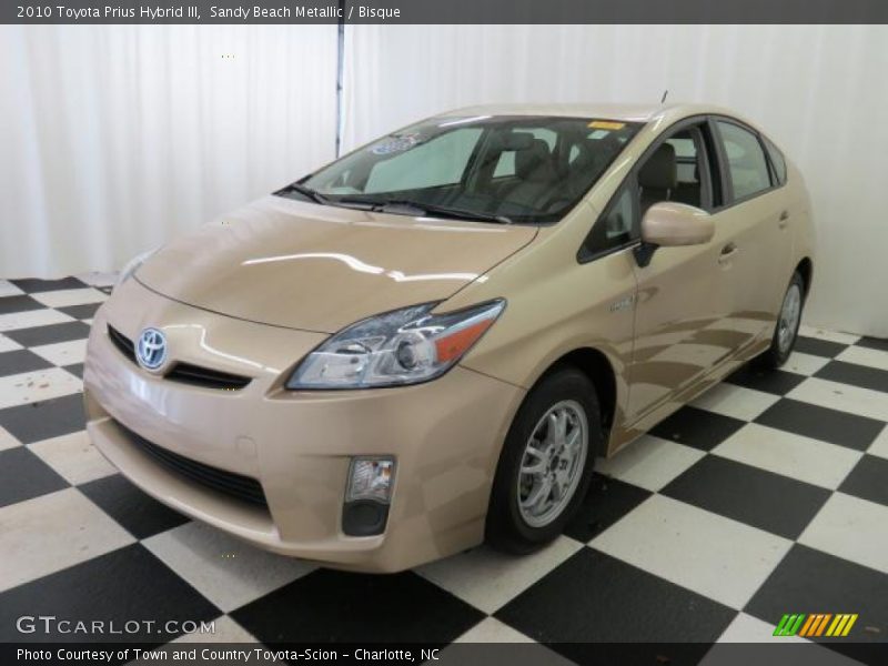 Sandy Beach Metallic / Bisque 2010 Toyota Prius Hybrid III