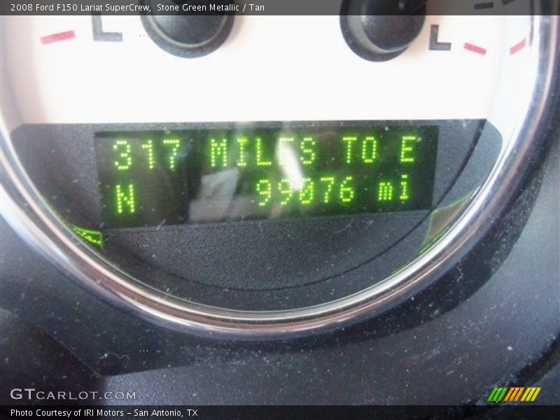 Stone Green Metallic / Tan 2008 Ford F150 Lariat SuperCrew