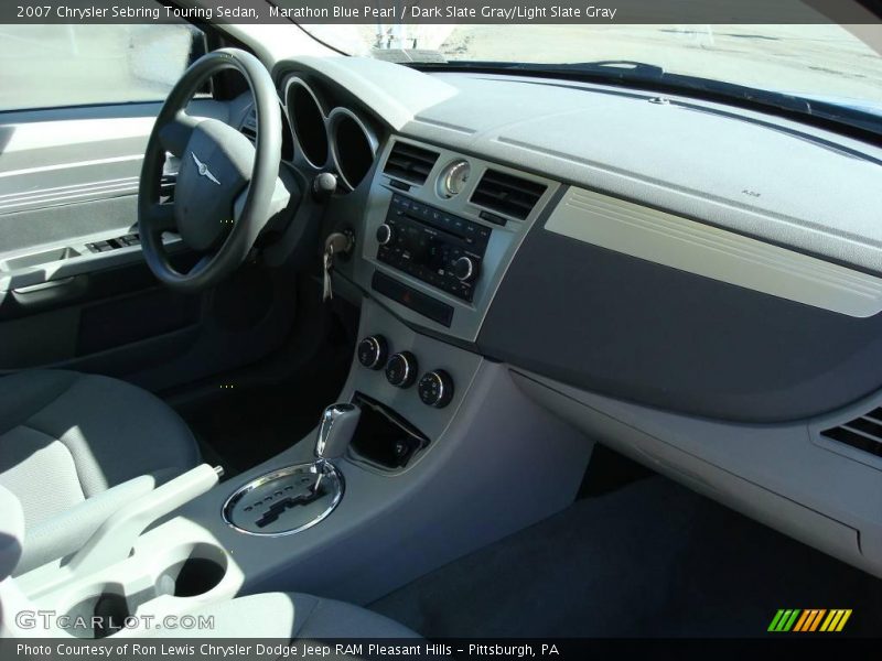 Marathon Blue Pearl / Dark Slate Gray/Light Slate Gray 2007 Chrysler Sebring Touring Sedan